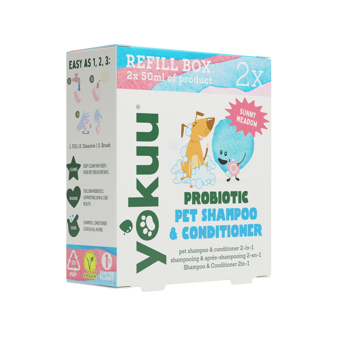 Pet shampoo & conditioner refill 2