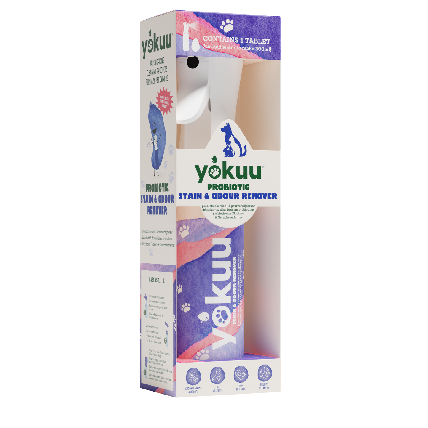 Pet deodorizer & destainer starter kit
