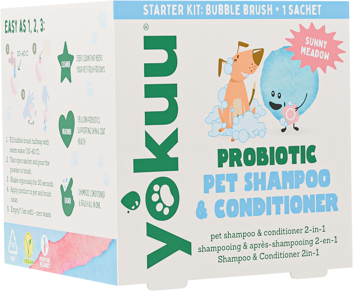 Pet shampoo & conditioner starter kit