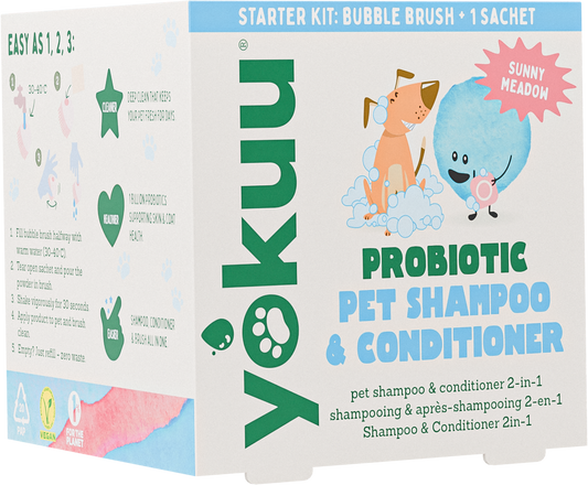 Pet shampoo & conditioner starter kit