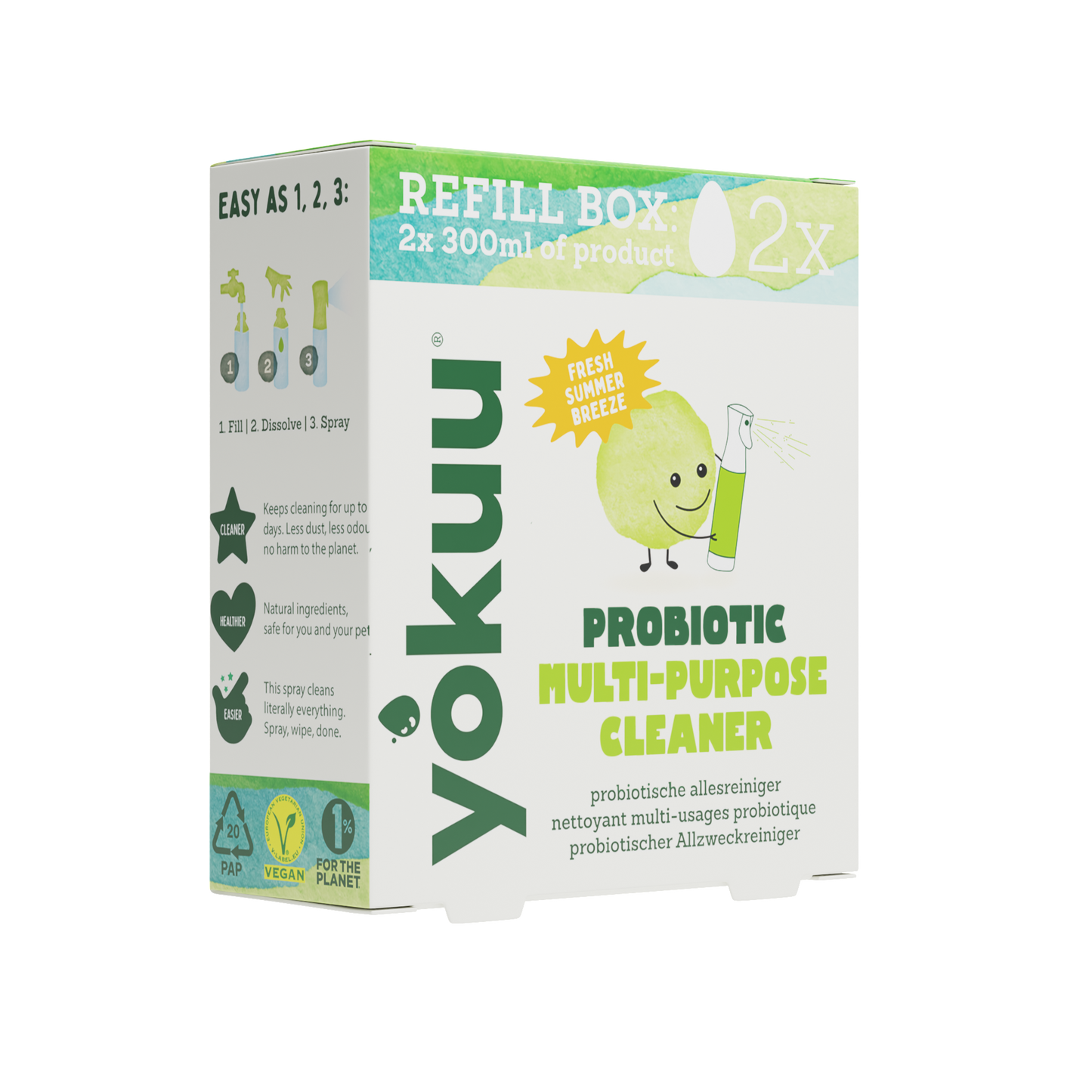 YOKUU Multi-Purpose Cleaner Refill - 2 probiotic pearls